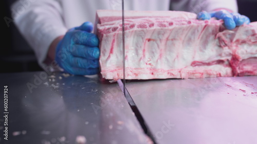 Konstfotografi Industrial processing of meat