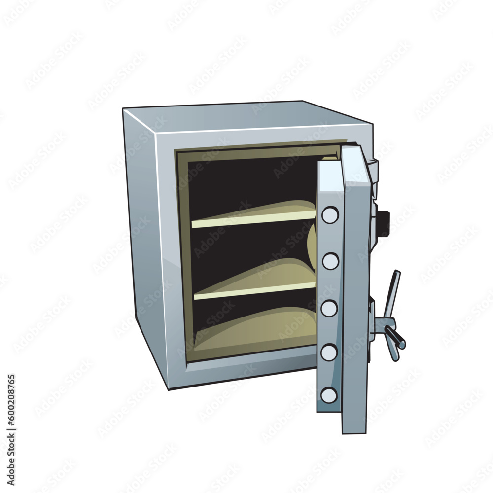 safe deposit box with combination lock isolated safe deposit box with combination lock isolated