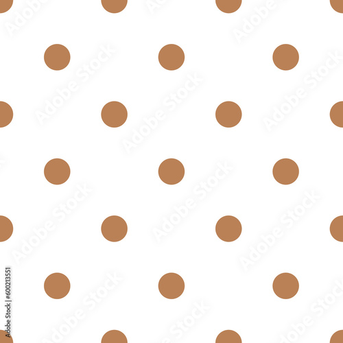 Seamless pattern with Bongo Skin color Polka dot. Dotted background. 