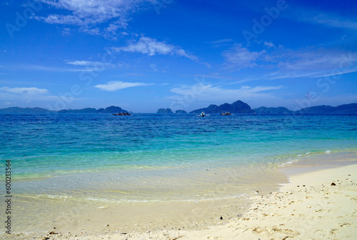 tropical idyllic beach on palawan island in el nido © chriss73