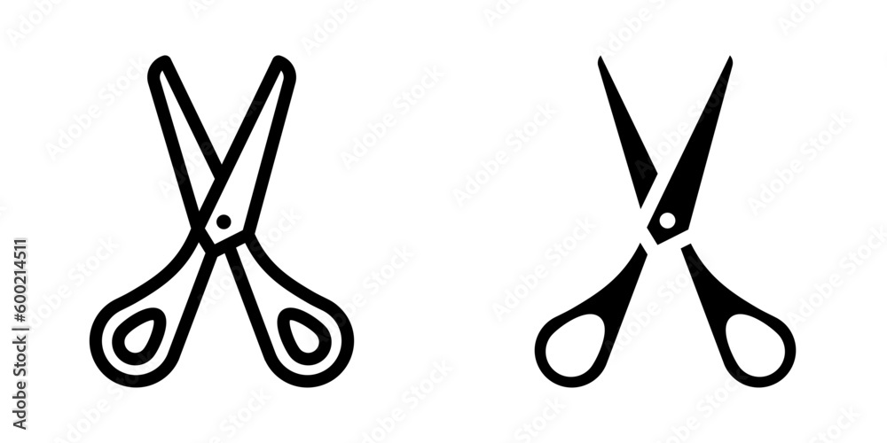 Scissors icon. sign for mobile concept and web design. vector illustration Scissors icon. sign for mobile concept and web design. vector illustration