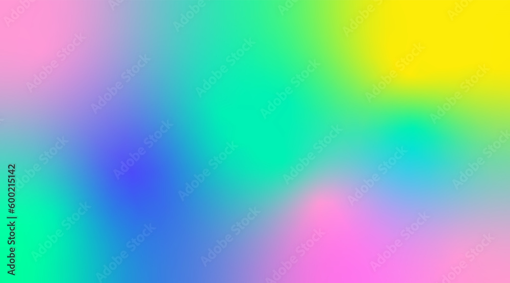 Vivid blurred gradient colorful background. Trendy modern design. For covers, wallpapers, branding, cards, social media and other projects. Vector illustration.
