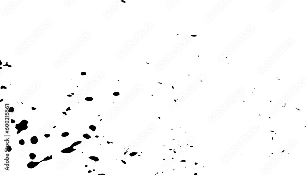 Naklejka premium Grunge dots and points texture background. Abstract grainy overlay. PNG graphic illustration with transparent background.