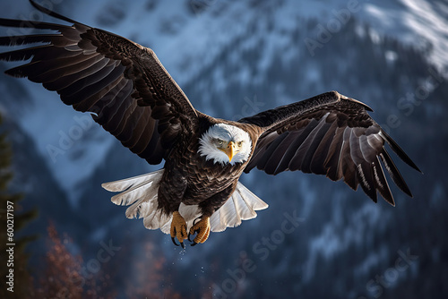 Captivating Beauty of the Bald Eagle: A Majestic Portrait © Stipe