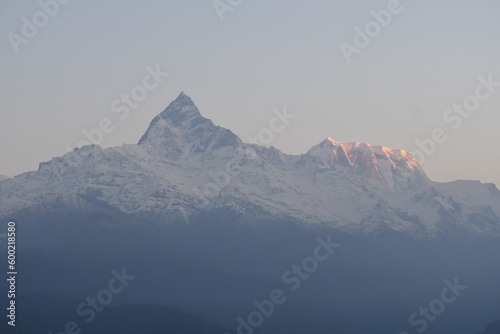 Annapurna Range with the famous fish tail peak