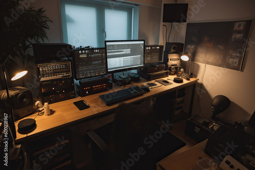 Streamer gamer desktop setu...