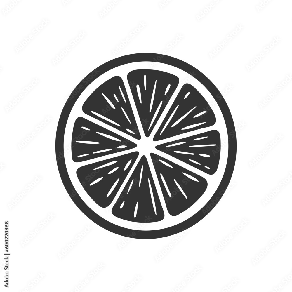 Lemon icons isolated on white background. Simple style. Vector illustration Lemon icons isolated on white background. Simple style. Vector illustration