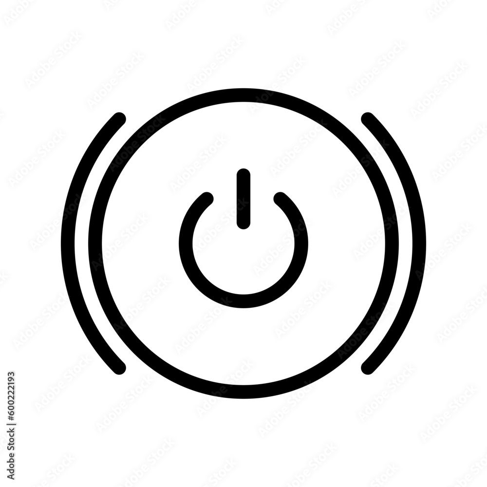 Power icon. sign for mobile concept and web design. vector illustration Power icon. sign for mobile concept and web design. vector illustration