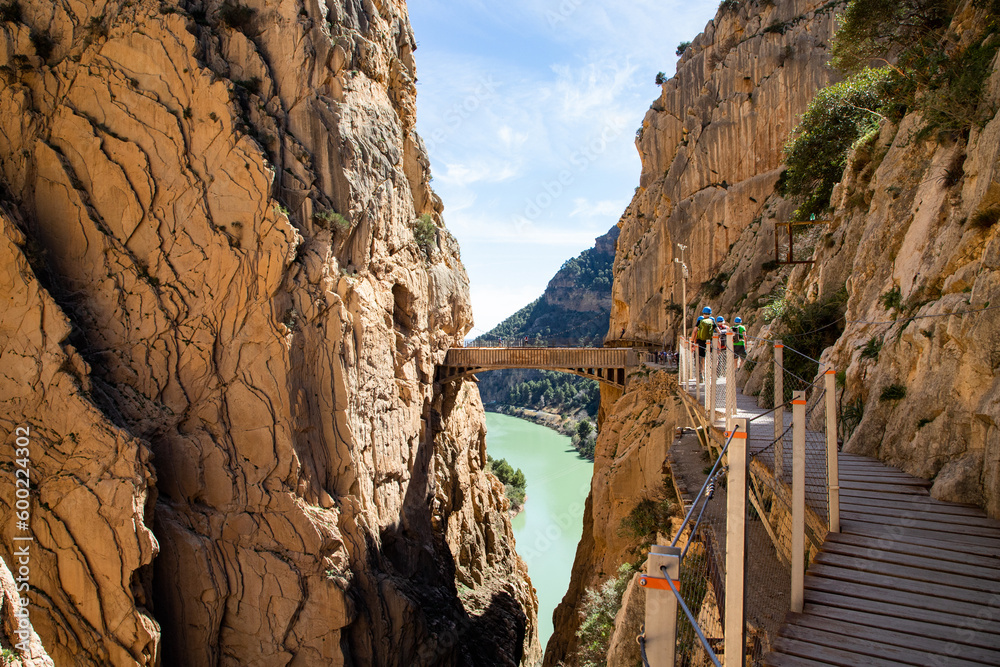 Fototapeta premium caminito Del Rey Trail in Andalusia