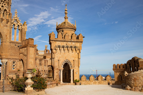  Colomares castle in Benalmadena, dedicated of Christopher Columbus - Spain