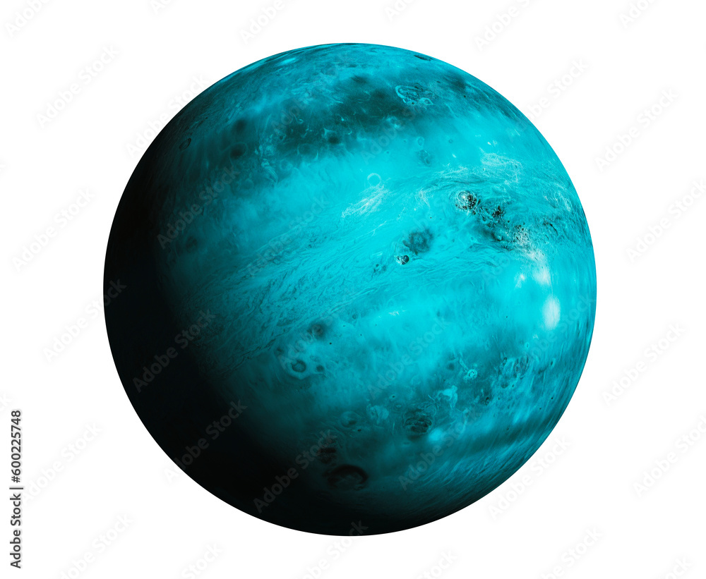 Uranus in transparent background. Generative AI. Uranus in transparent background. Generative AI.
