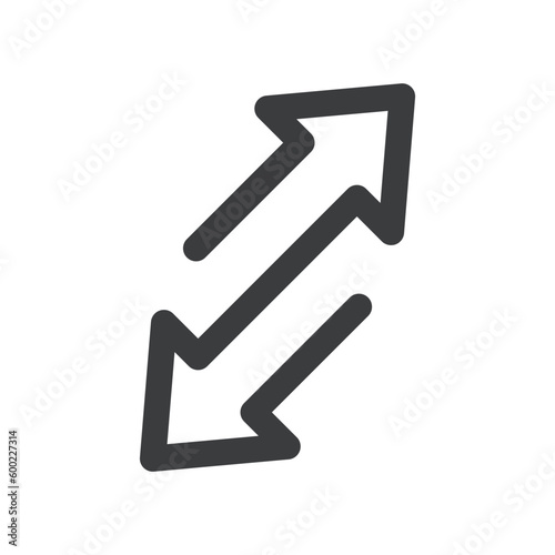 Data Transfer Isolated Vector Icon