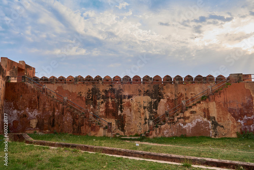 A big wall of a fort