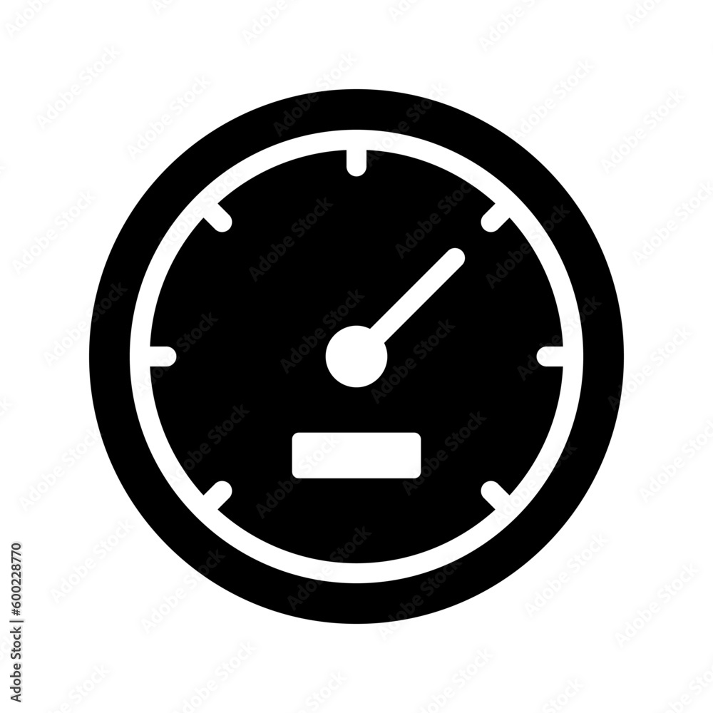 Speedometer icon. sign for mobile concept and web design. vector illustration Speedometer icon. sign for mobile concept and web design. vector illustration