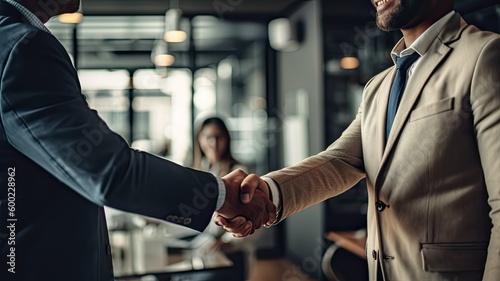 business people shaking hands