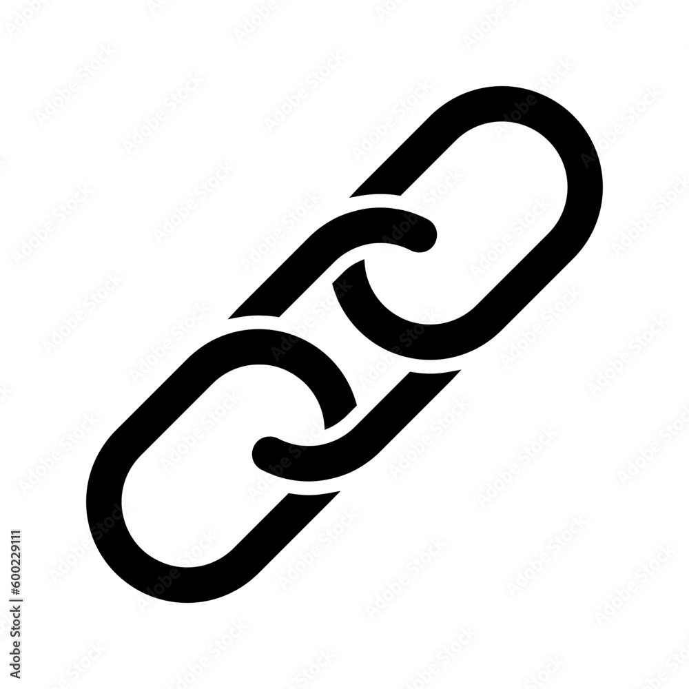 Chain icon. sign for mobile concept and web design. vector illustration Chain icon. sign for mobile concept and web design. vector illustration