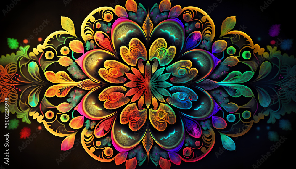 pretty pattern with acid colors pretty pattern with acid colors