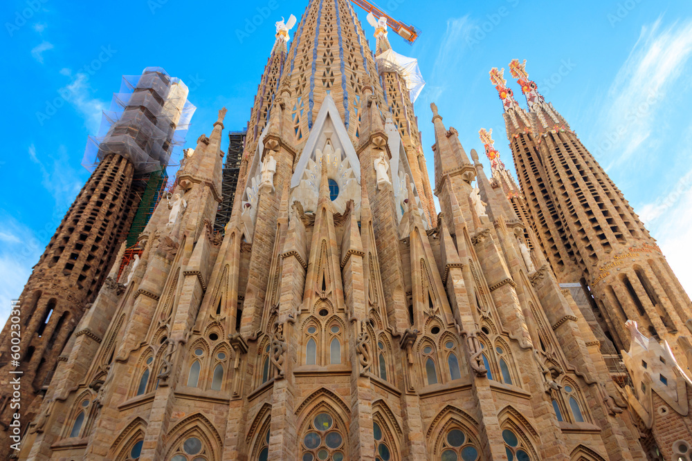 Sagrada Familia basilica in Barcelona, Catalonia, Spain