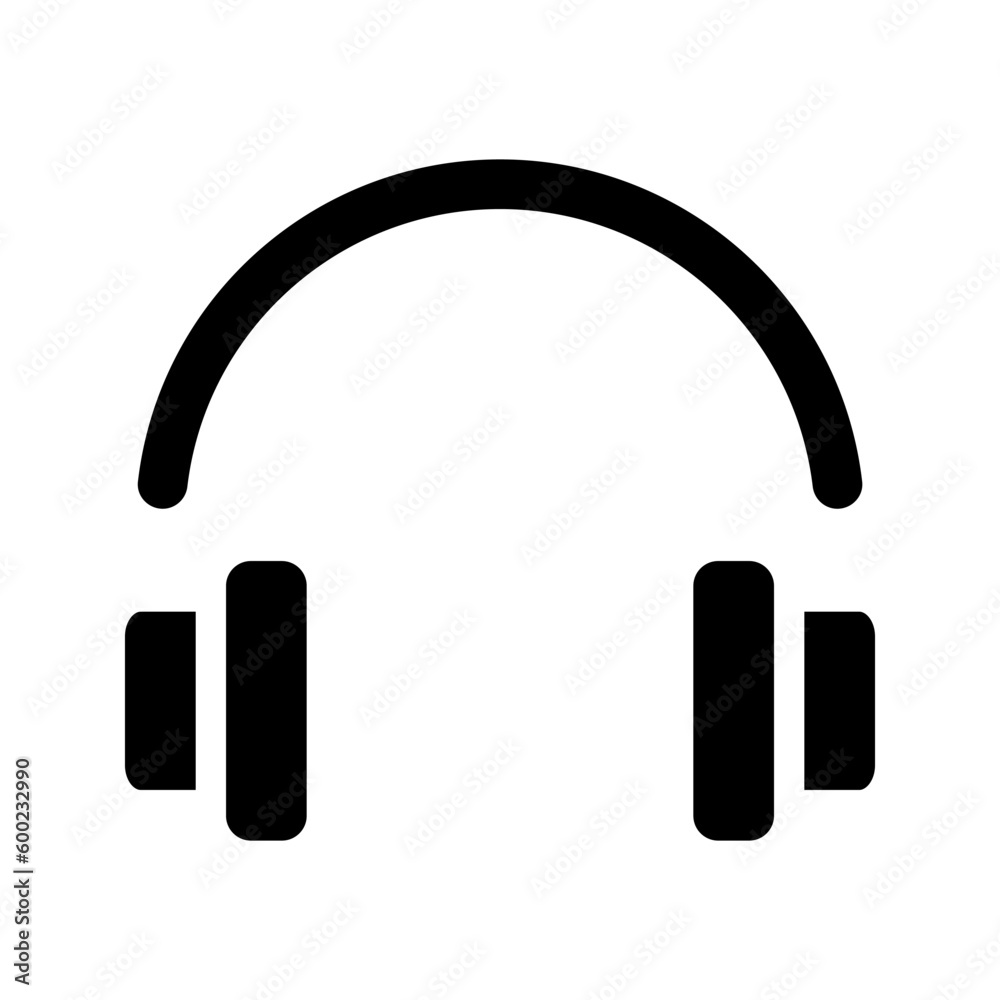 Headphone icon. sign for mobile concept and web design. vector illustration Headphone icon. sign for mobile concept and web design. vector illustration