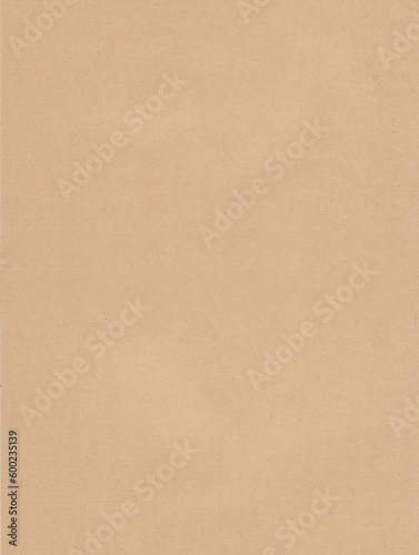 Craft paper texture background. Brown patchy blank page with pieces of grass, newspapers, fibers. Secondary raw materials, waste processing