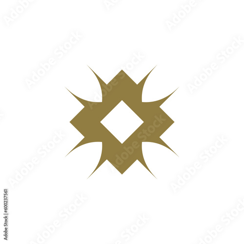 Premium monogram logo Luxury line logotype Universal symbol icon vector design