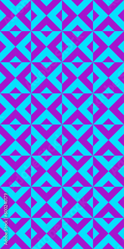 Geometric seamless pattern with rhombuses. Modern op art abstract background.