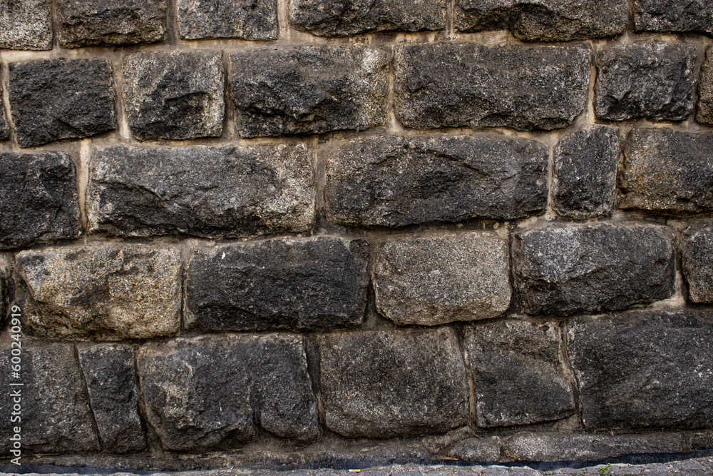 Fototapeta premium stone wall background, strong structure