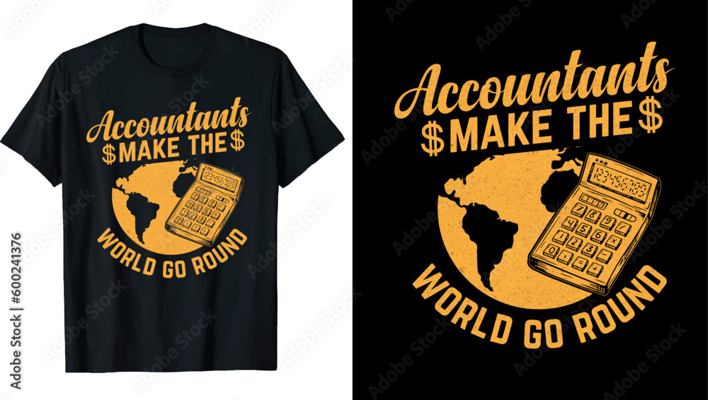 Accountant T-shirt Design