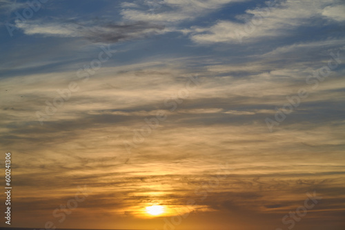 A dramatic sunset at Essaouira city