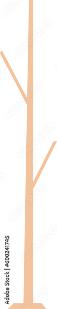 Wooden Hanger Illustration Wooden Hanger Illustration