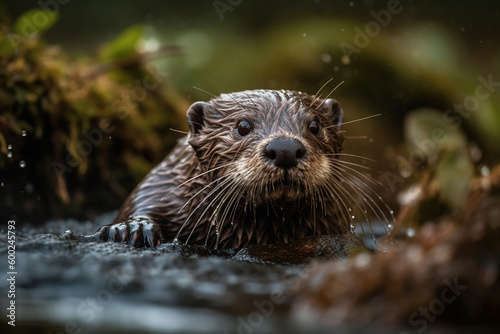 Discover Nature's Playful Wonders: Captivating Photo of a Playful Otter