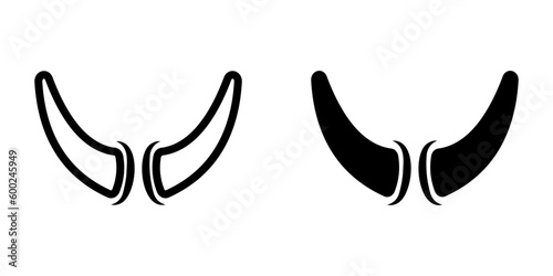 Horn icon. sign for mobile concept and web design. vector illustration
