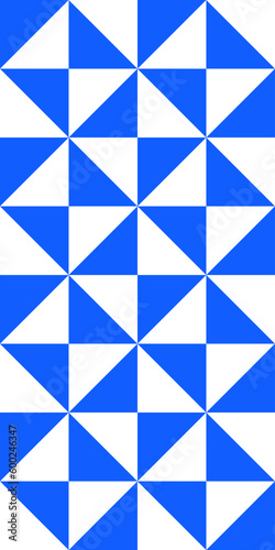 Geometric seamless pattern with triangles. Modern op art abstract background.