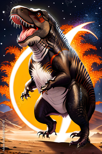 Tyrannosaurus rex illustration © Robert Rozbora