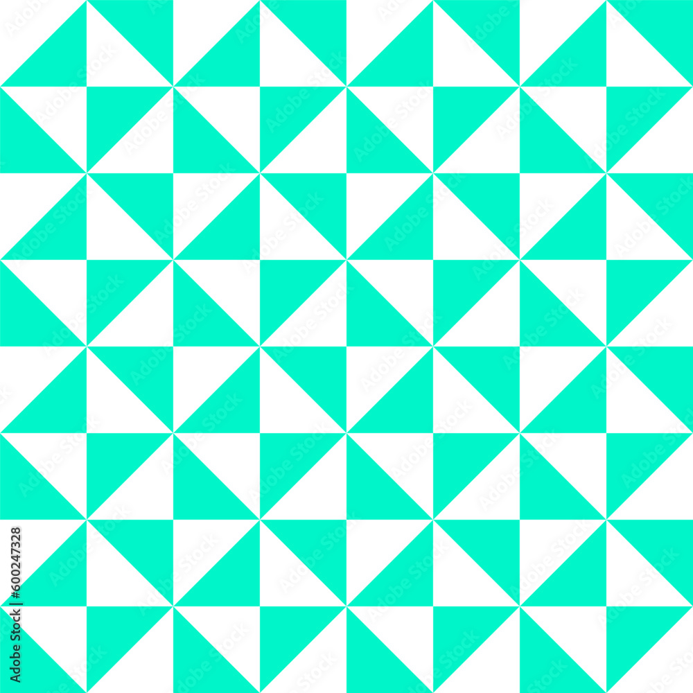 Fototapeta premium Geometric seamless pattern with triangles. Modern op art abstract background.