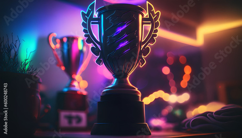 Trophy in the podium with Computer Gaming eSports 