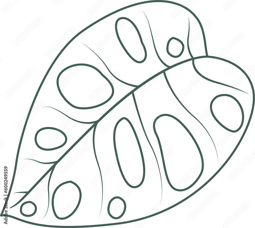 line art leaf line art leaf
