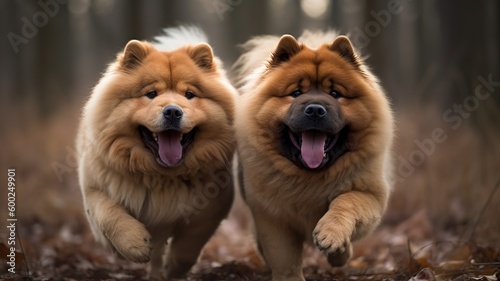 Chow Chow Duo: Adorable Playtime © Emojibb.Family