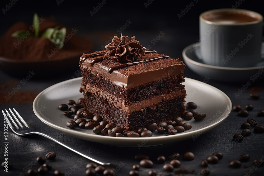 Decadent Chocolate Cake with Creamy Frosting: A Slice of Pure Heaven Decadent Chocolate Cake with Creamy Frosting: A Slice of Pure Heaven