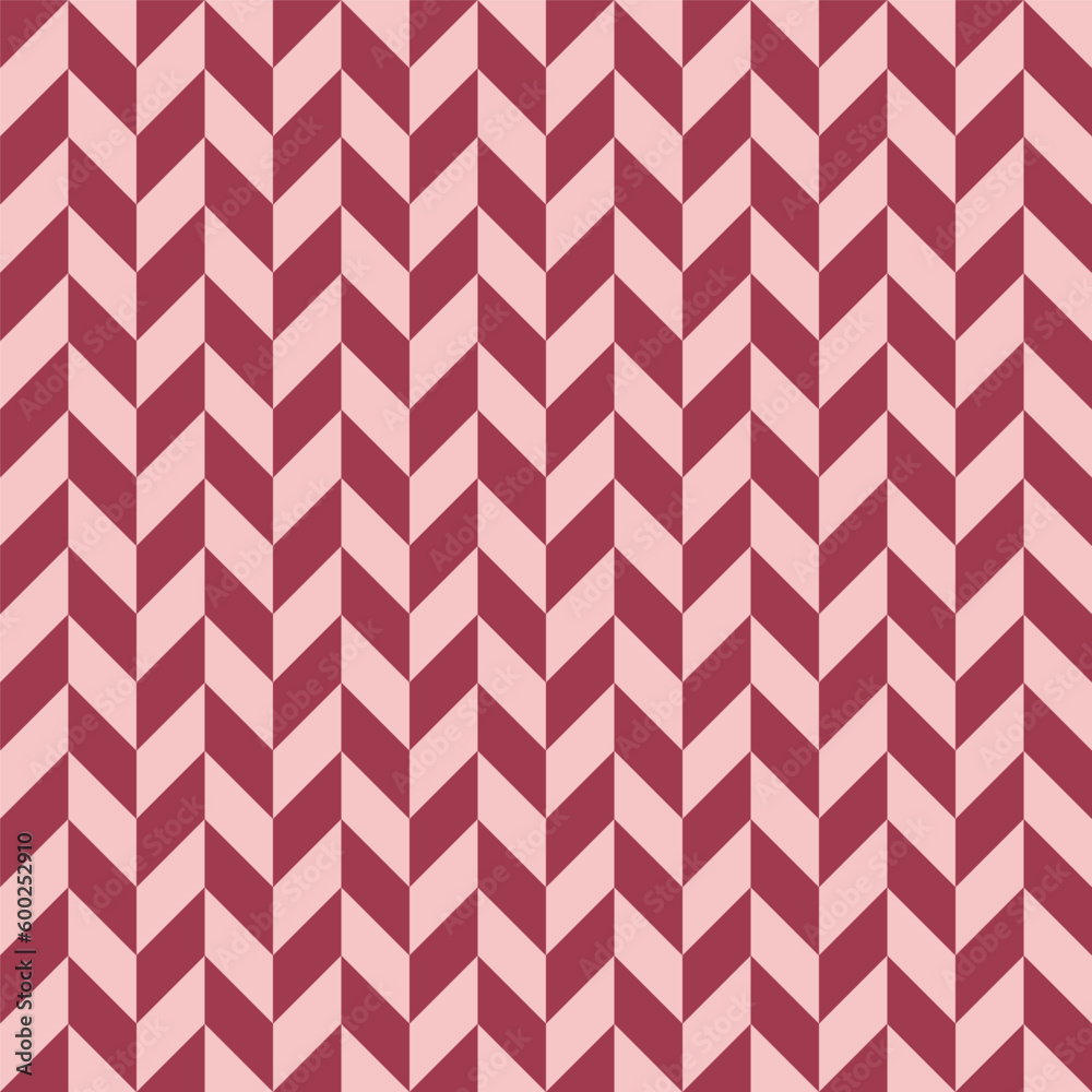 Zigzag geometric seamless pattern. Modern op art striped abstract background.