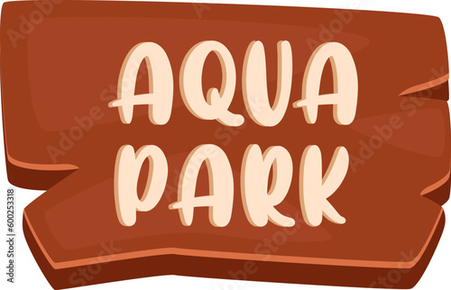 Aqua Park Wooden Board