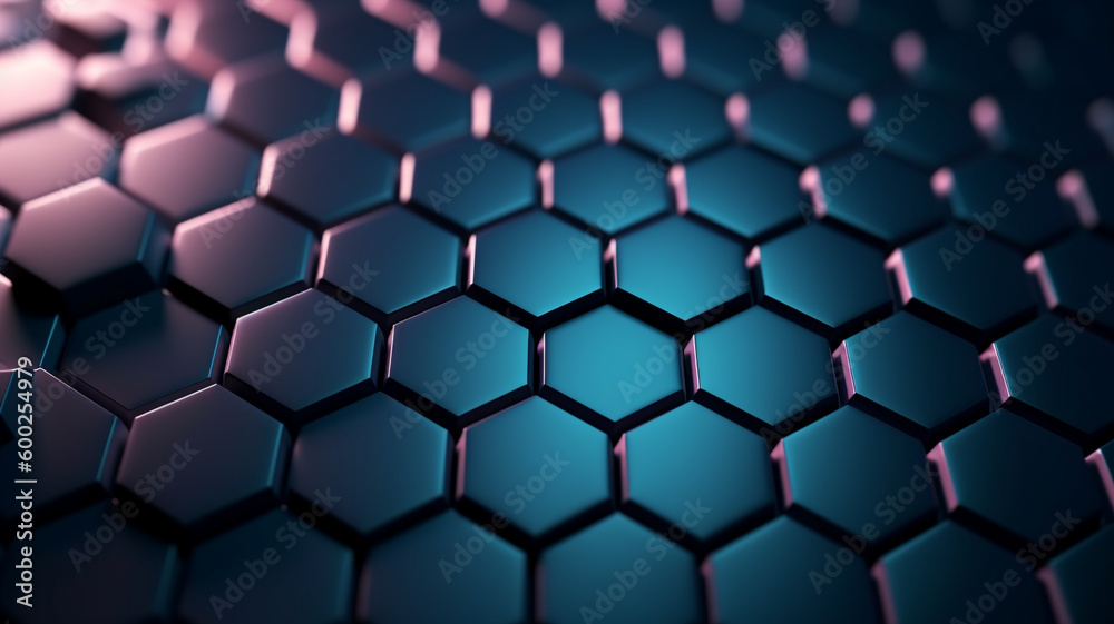 hexagonal Abstract High Tech Background ai generative hexagonal Abstract High Tech Background ai generative