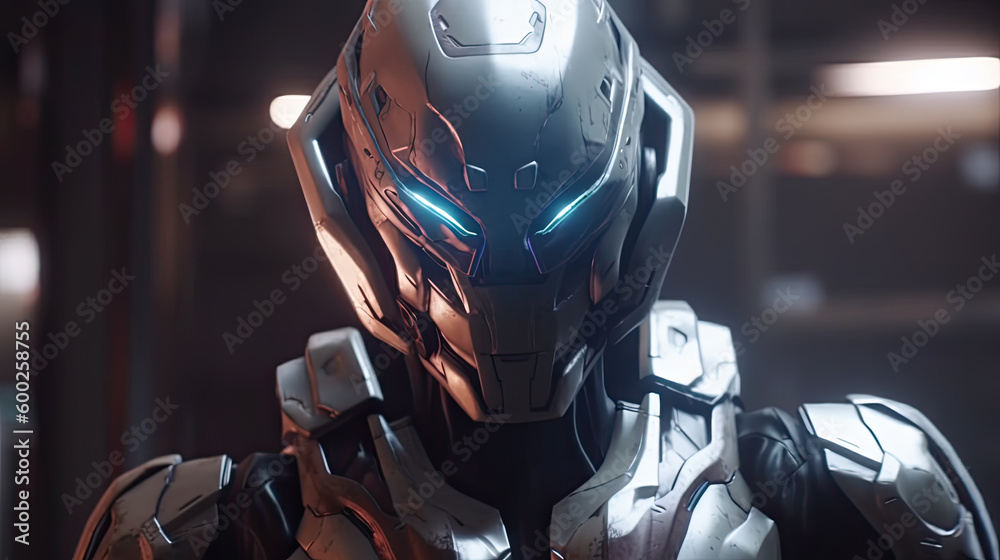 Fototapeta premium Illustration of a game character. -AI generated image.