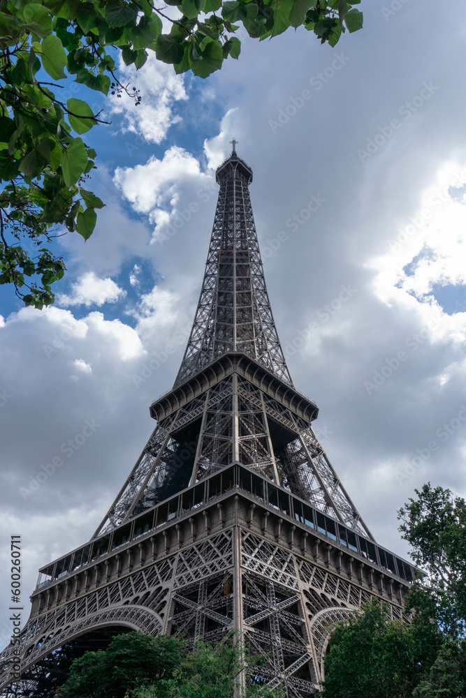 Eiffel Tower On A Beautiful Summer Day
