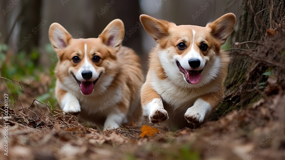 Welsh Corgi Best Friends: Pups at Play