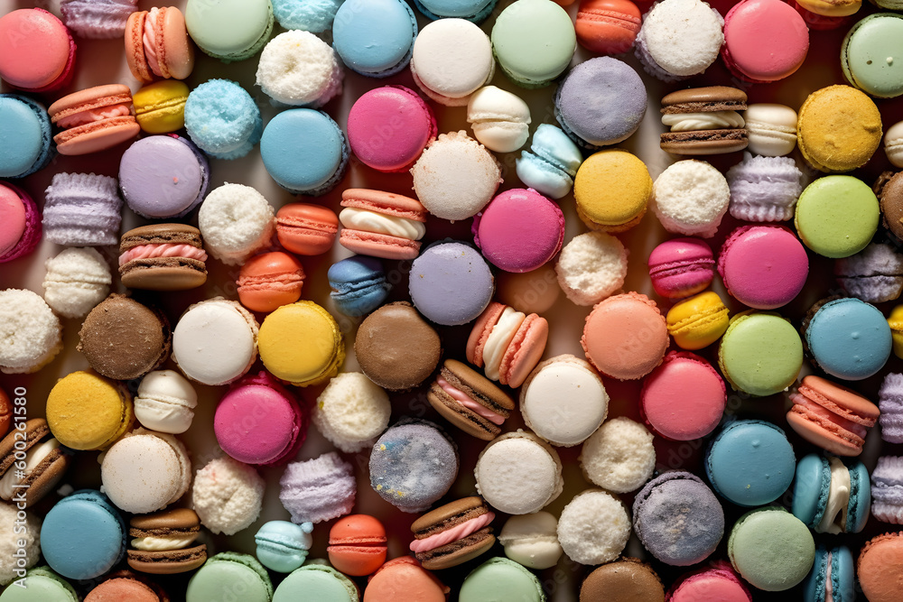 macarons background macarons background