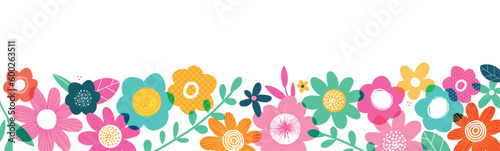 Floral background. Vector illustration for graphic and web design, social media, banner, wedding, advertising, 