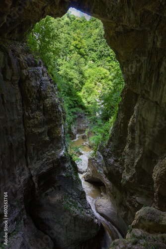 View of Skocjan Caves and surrounding area (Slovenia)