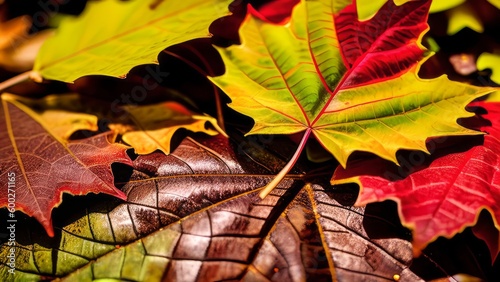 Autumn Blaze: A Fiery Display of Nature's Beauty photo