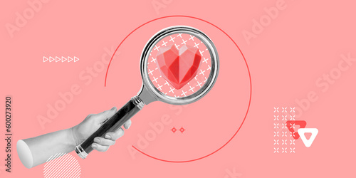 Photography Search for love, dating concept